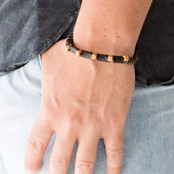 Backwoods Backpacker Brown Urban Bracelet Unisex - Picture 2 of 2